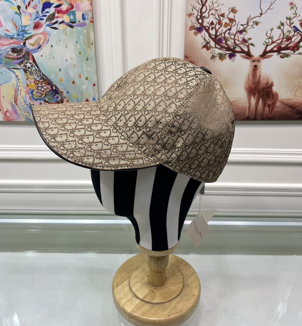 Christian Dior Jack Dior Baseball Cap In Brown