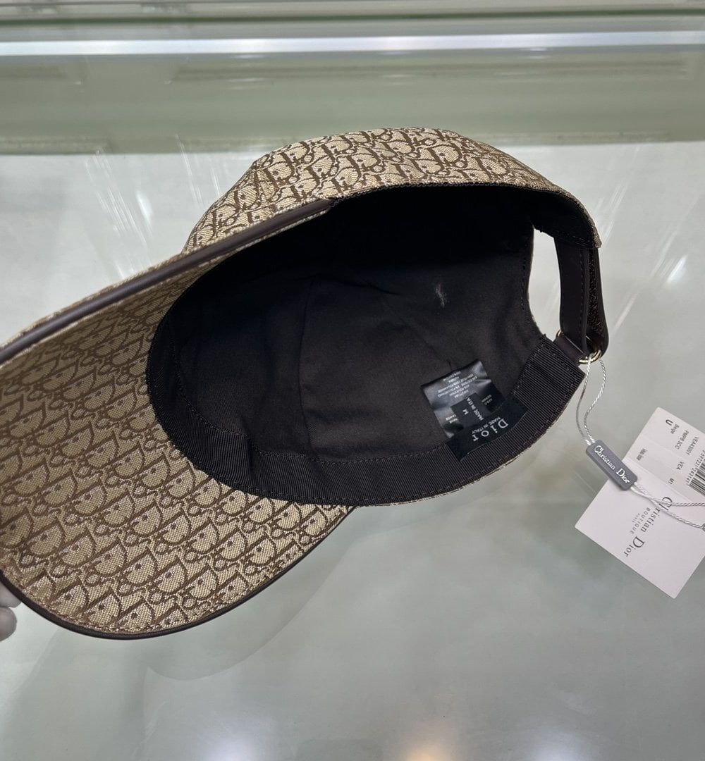 Christian Dior Jack Dior Baseball Cap In Brown