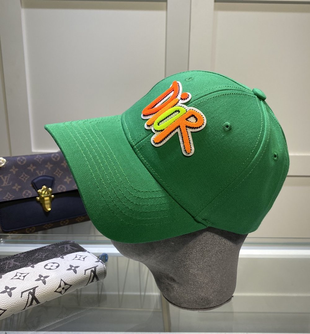 Christian Dior Jack Dior Baseball Cap In Green