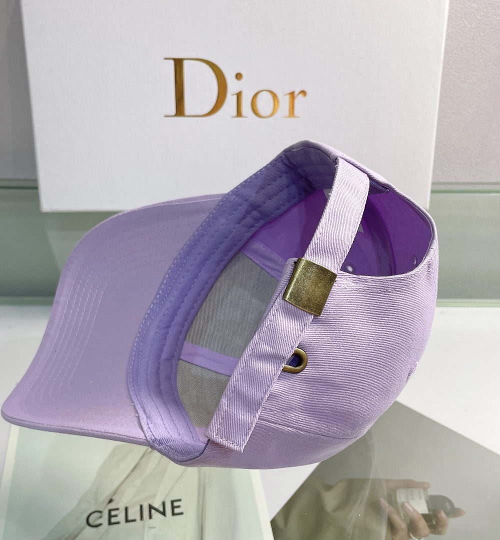 Christian Dior Jack Dior Baseball Cap In Purple