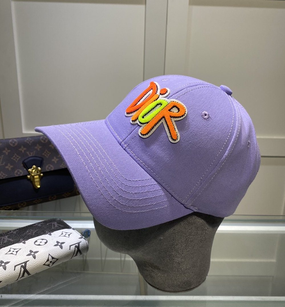 Christian Dior Jack Dior Baseball Cap In Purple