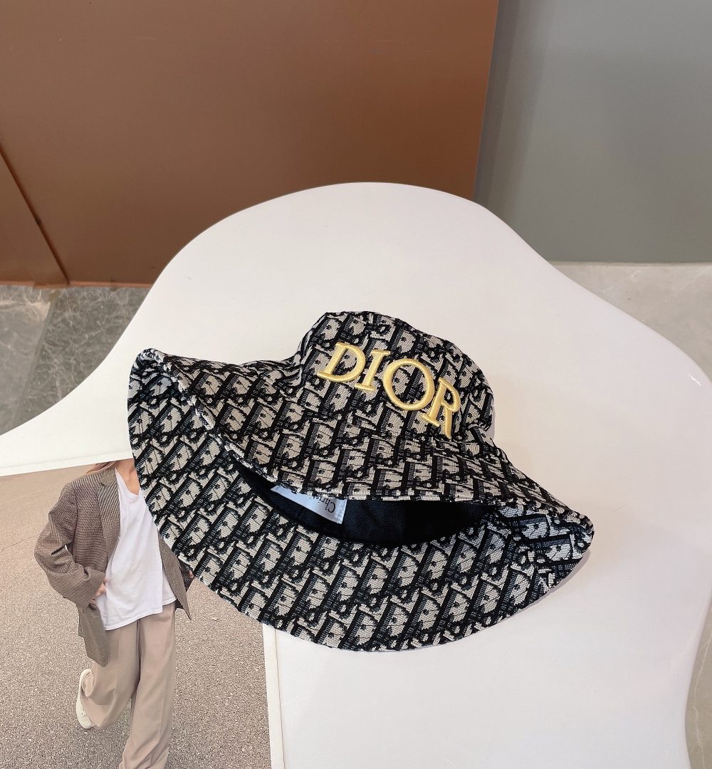 Christian Dior Jack Dior Bucket Hat Black Hat