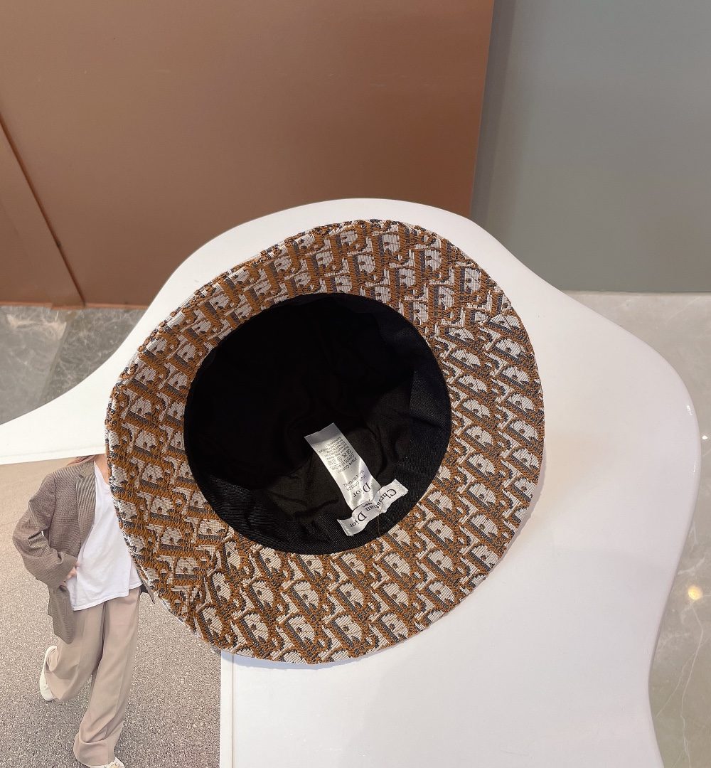 Christian Dior Jack Dior Bucket Hat Brown Hat