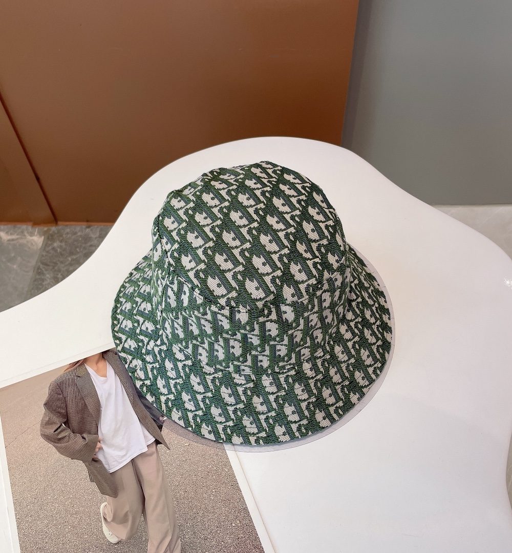Christian Dior Jack Dior Bucket Hat Green Hat