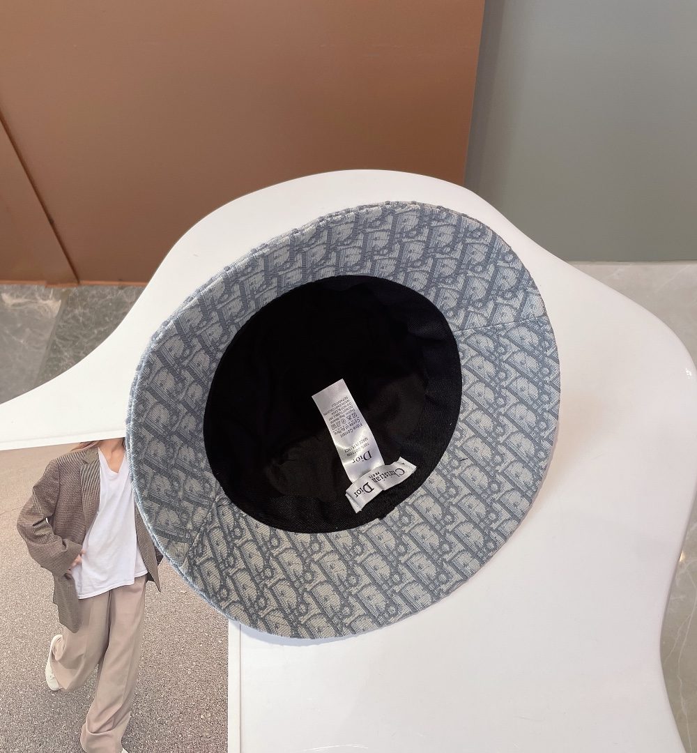 Christian Dior Jack Dior Bucket Hat Grey Hat