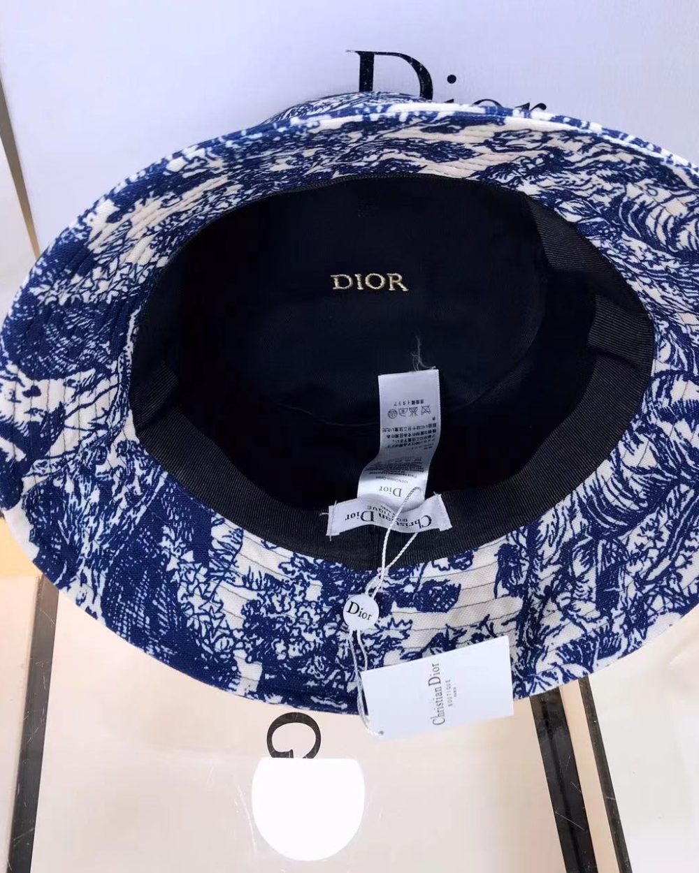 Christian Dior Jack Dior Bucket Hat With Multiple Color