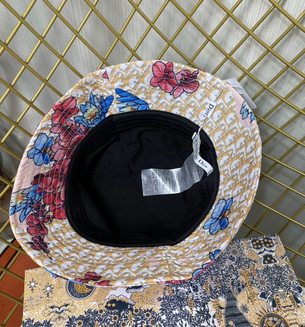 Christian Dior Jack Dior Bucket Hat With Multiple Color