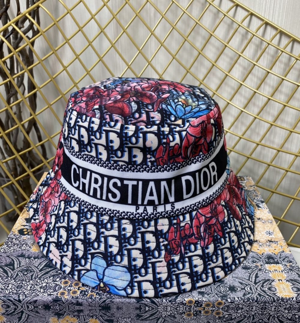 Christian Dior Jack Dior Bucket Hat With Multiple Color