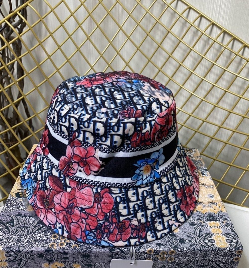 Christian Dior Jack Dior Bucket Hat With Multiple Color