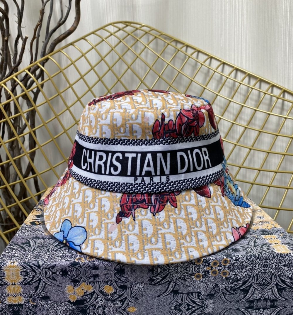 Christian Dior Jack Dior Bucket Hat With Multiple Color