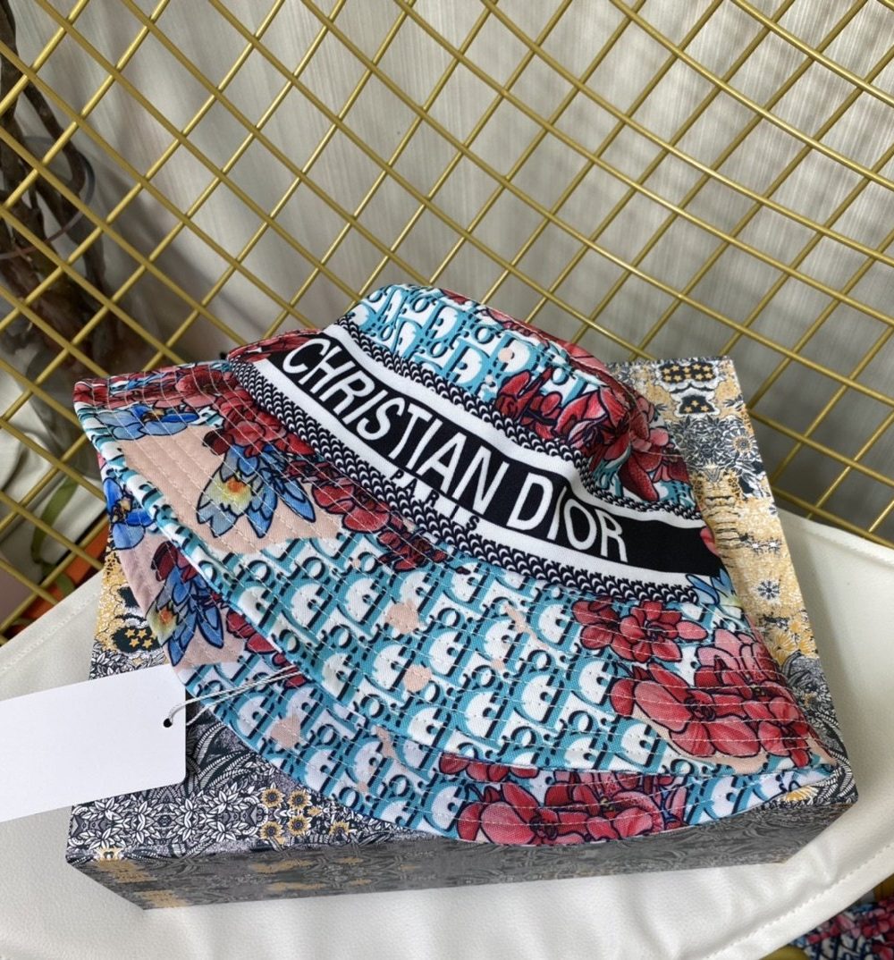 Christian Dior Jack Dior Bucket Hat With Multiple Color