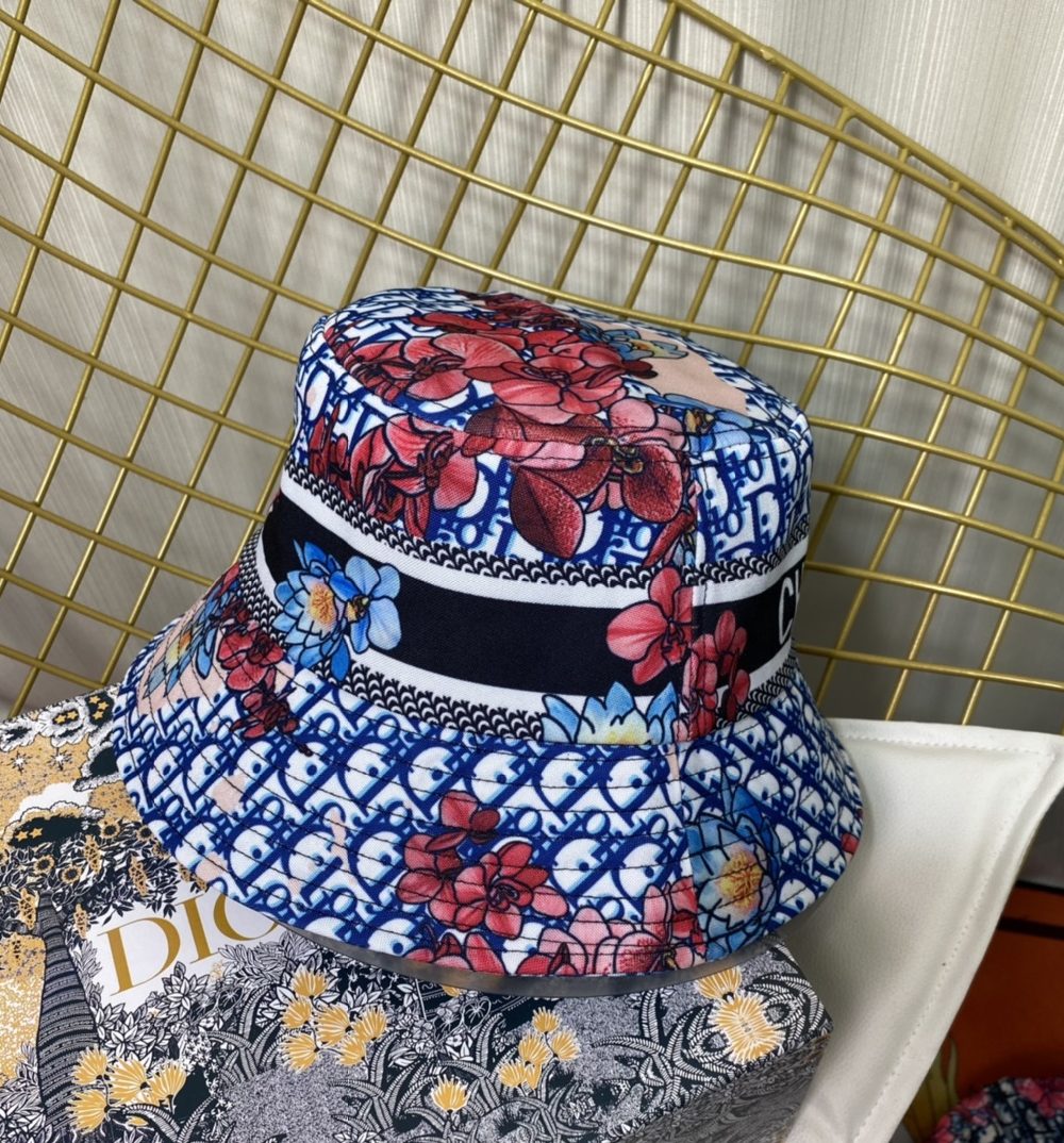 Christian Dior Jack Dior Bucket Hat With Multiple Color