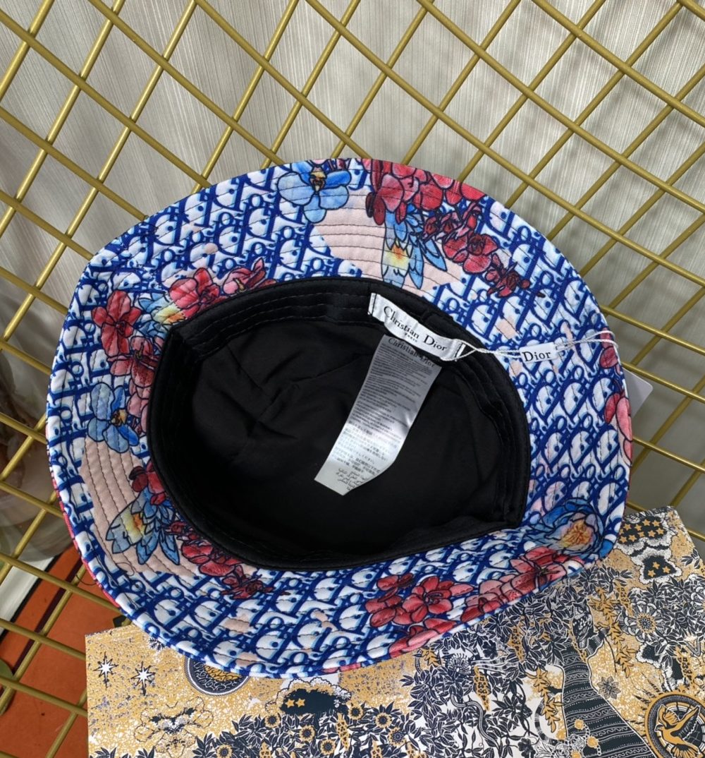 Christian Dior Jack Dior Bucket Hat With Multiple Color