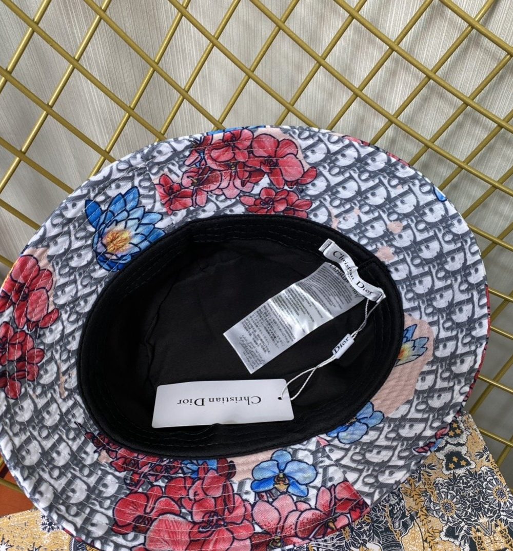 Christian Dior Jack Dior Bucket Hat With Multiple Color