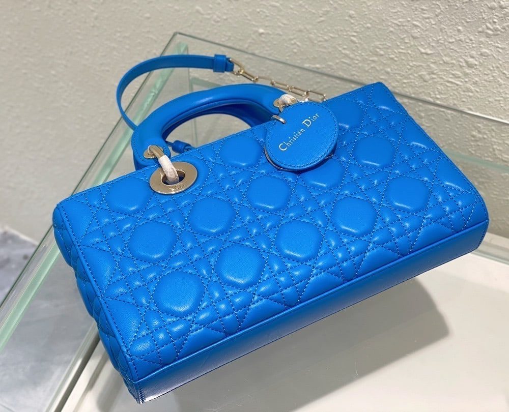 1:1 Replica Christian Dior Lady D-Joy Bag Blue, For Women, Women’s Handbags 26cm/10in CD