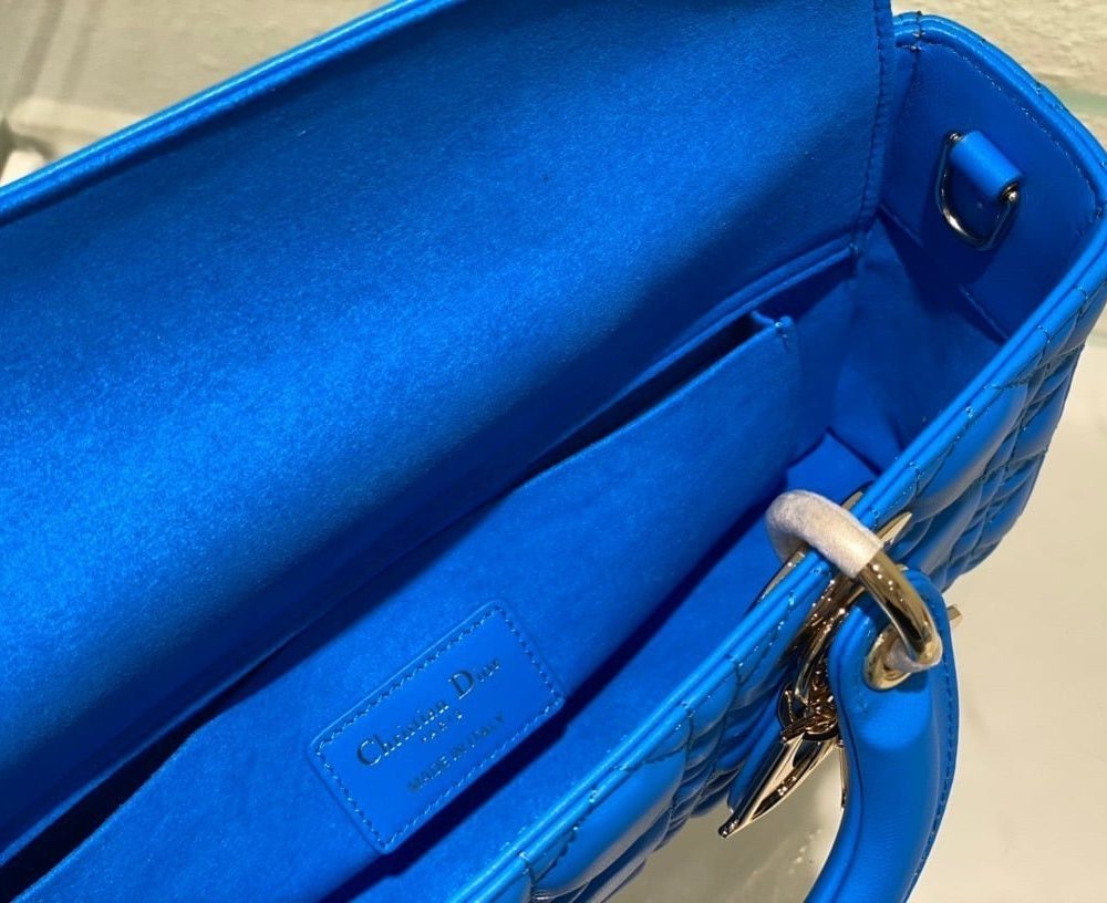 1:1 Replica Christian Dior Lady D-Joy Bag Blue, For Women, Women’s Handbags 26cm/10in CD