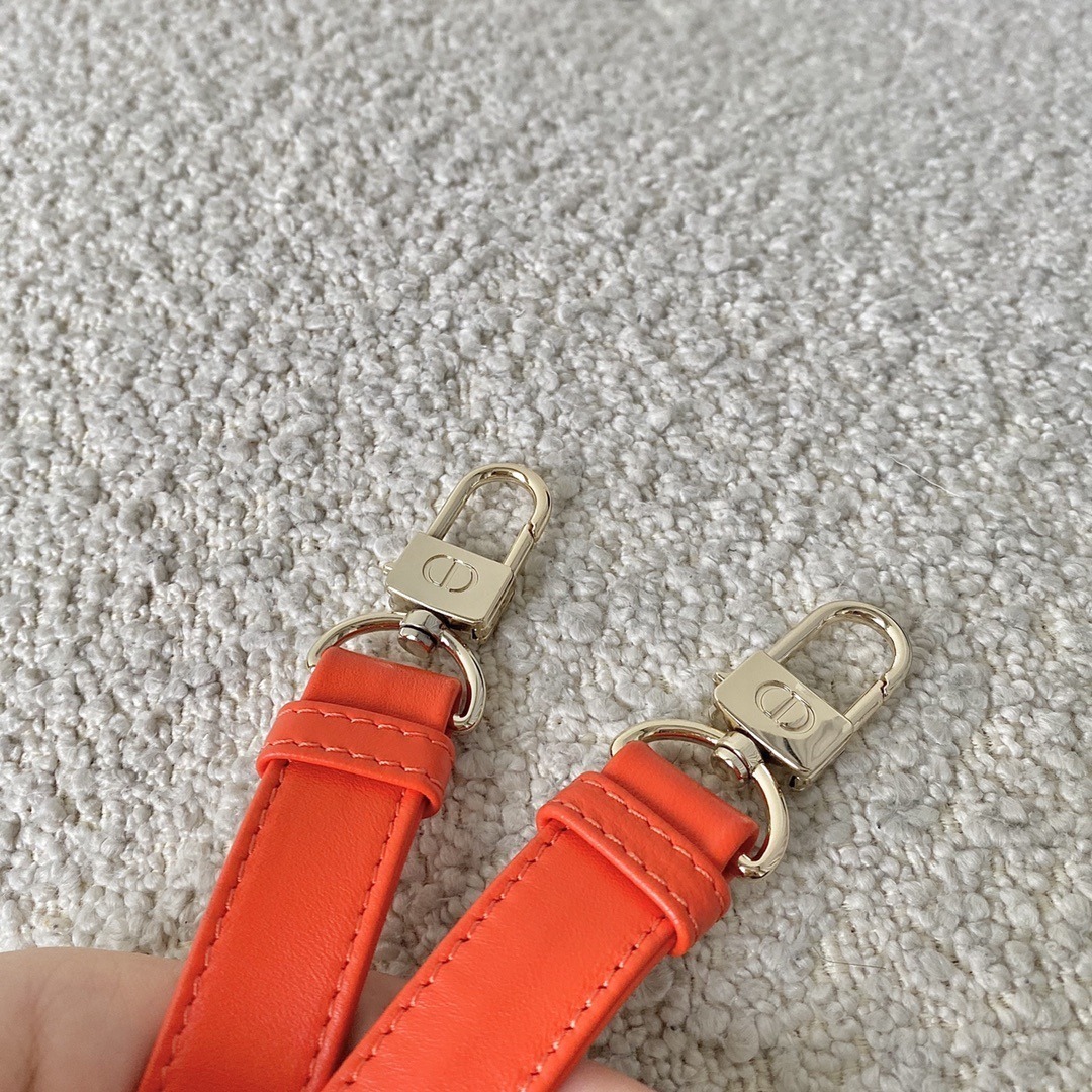 1:1 Replica Christian Dior Lady D-Joy Bag, Orange, For Women Women's Handbags, 26cm CD - Image 7