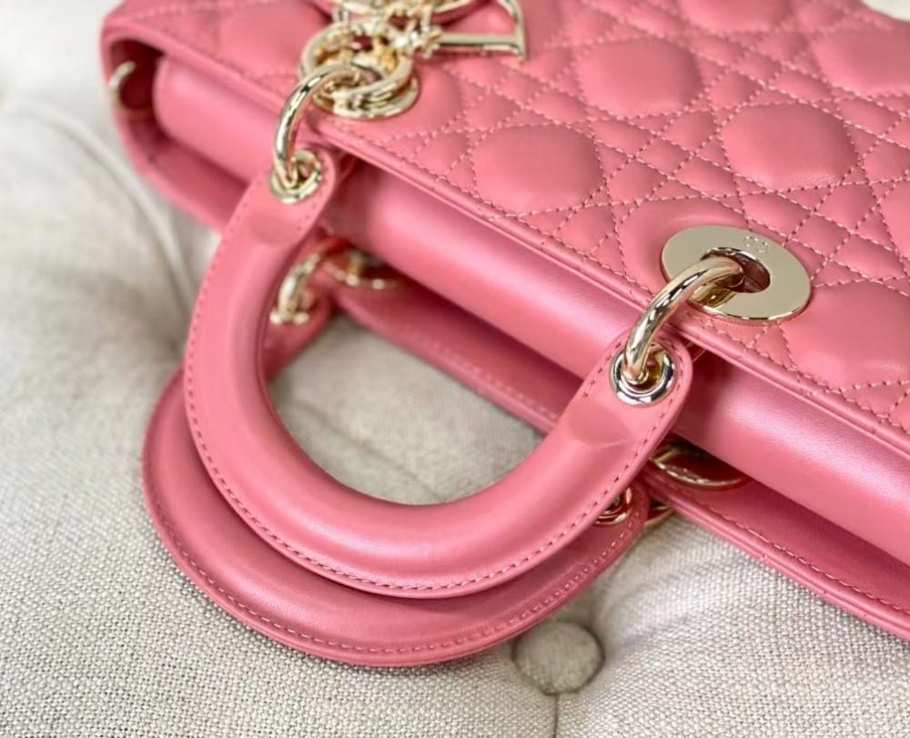 1:1 Replica Christian Dior Lady D-Joy Bag Pink, For Women Women's Handbags, 26cm CD