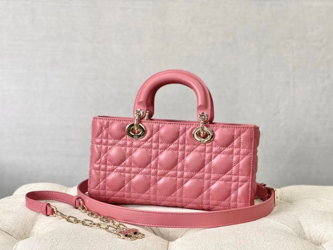1:1 Replica Christian Dior Lady D-Joy Bag Pink, For Women Women's Handbags, 26cm CD - Image 2