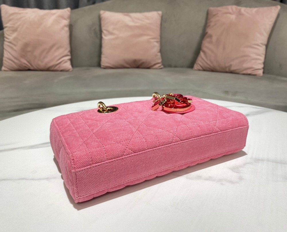 1:1 Replica Christian Dior Lady D-Joy Bag Pink, For Women Women’s Handbags 26cm/10in CD M0540WTJA_M929