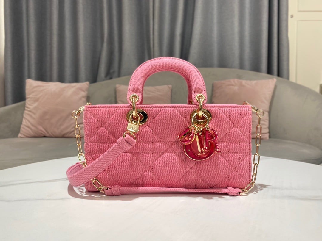 1:1 Replica Christian Dior Lady D-Joy Bag Pink, For Women Women’s Handbags 26cm/10in CD M0540WTJA_M929