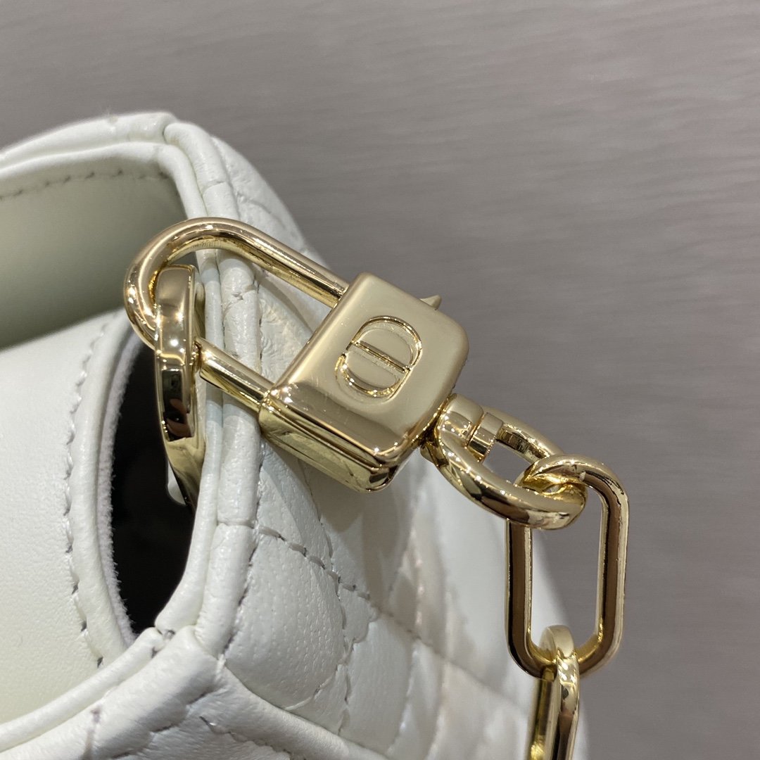 1:1 Replica Christian Dior Lady D-Joy Bag, White, For Women Women's Handbags, 26cm CD - Image 6