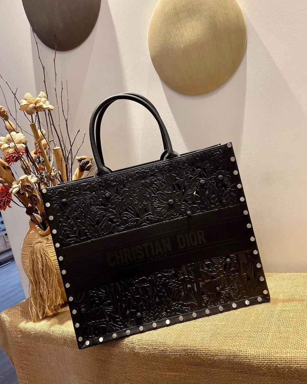 1:1 Replica Christian Dior Large Dior Book Tote Black, For Women, Women’s Handbags 16.5in/42cm CD
