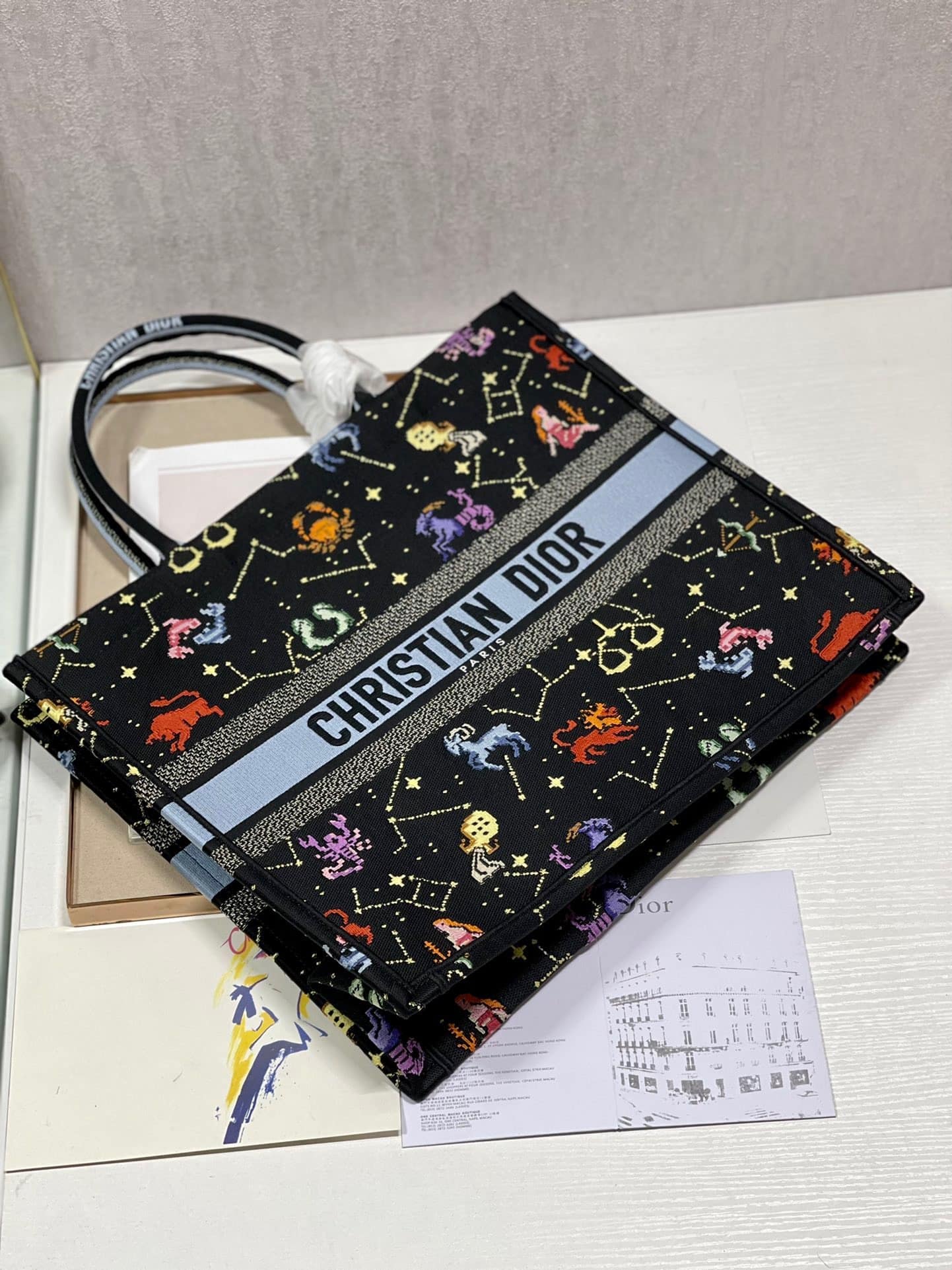 1:1 Replica Christian Dior Large Dior Book Tote Black, For Women, Women’s Handbags 16.5in/42cm CD - Image 3