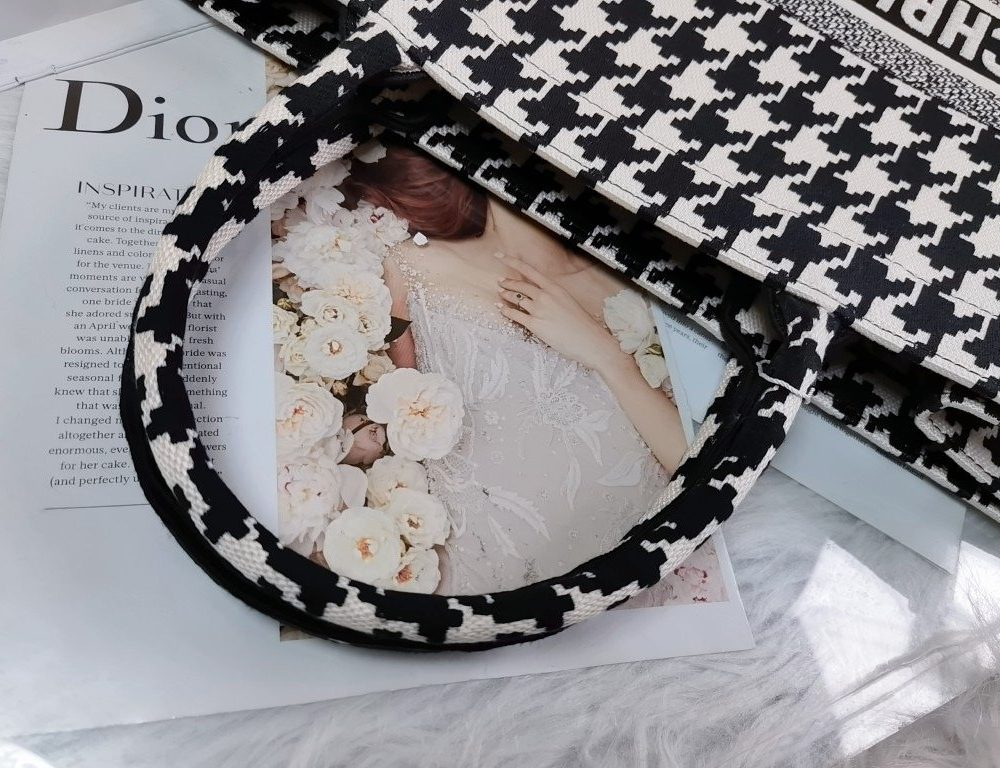 1:1 Replica Christian Dior Large Dior Book Tote Black, For Women, Women’s Handbags 16.5in/42cm CD