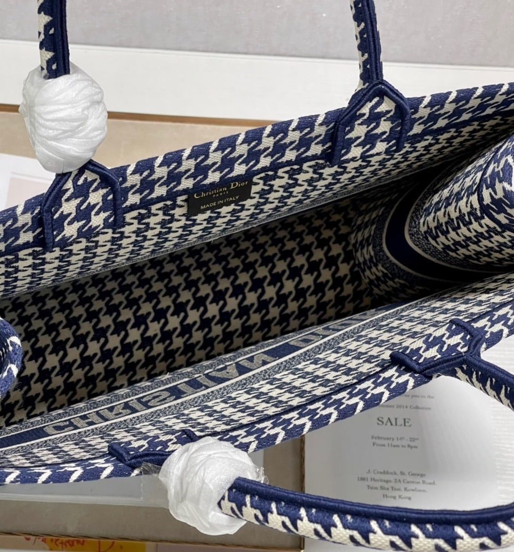 1:1 Replica Christian Dior Large Dior Book Tote Blue And White, For Women, Women’s Handbags 16.5in/42cm CD