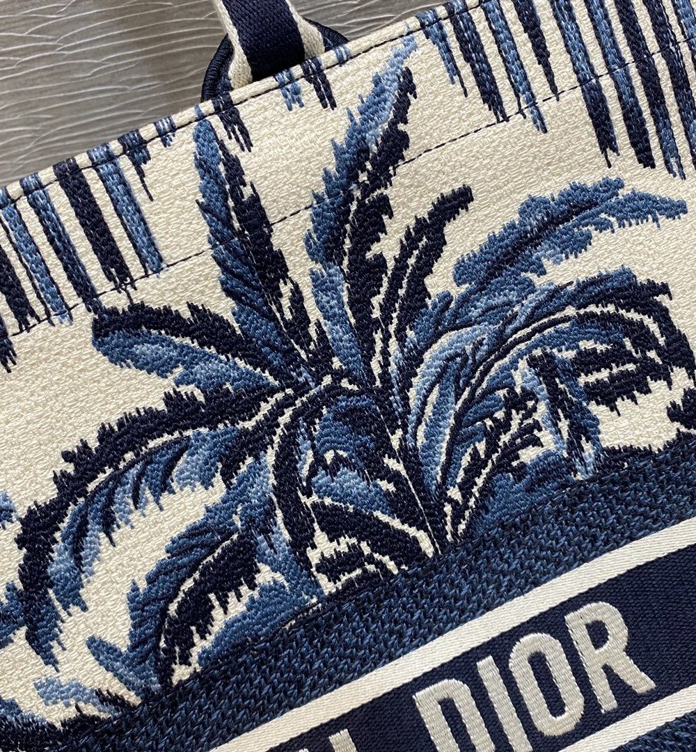 1:1 Replica Christian Dior Large Dior Book Tote Blue For Women 16.5in/42cm CD M1286ZRIW