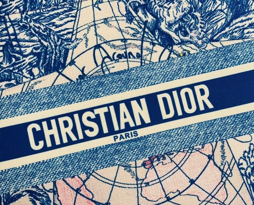 1:1 Replica Christian Dior Large Dior Book Tote Blue For Women 16.5in/42cm CD M1286ZRIW