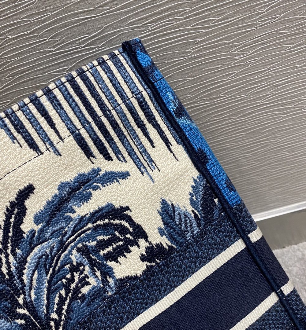 1:1 Replica Christian Dior Large Dior Book Tote Blue For Women 16.5in/42cm CD M1286ZRIW