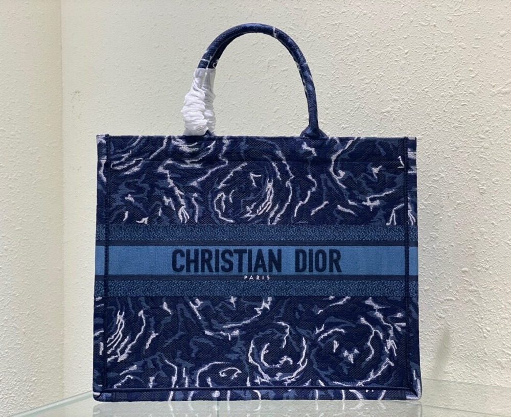 1:1 Replica Christian Dior Large Dior Book Tote Blue, For Women, Women’s Handbags 16.5in/42cm CD M1286ZRVG_M928