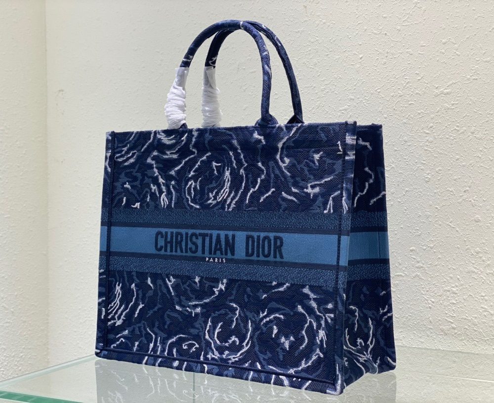 1:1 Replica Christian Dior Large Dior Book Tote Blue, For Women, Women’s Handbags 16.5in/42cm CD M1286ZRVG_M928