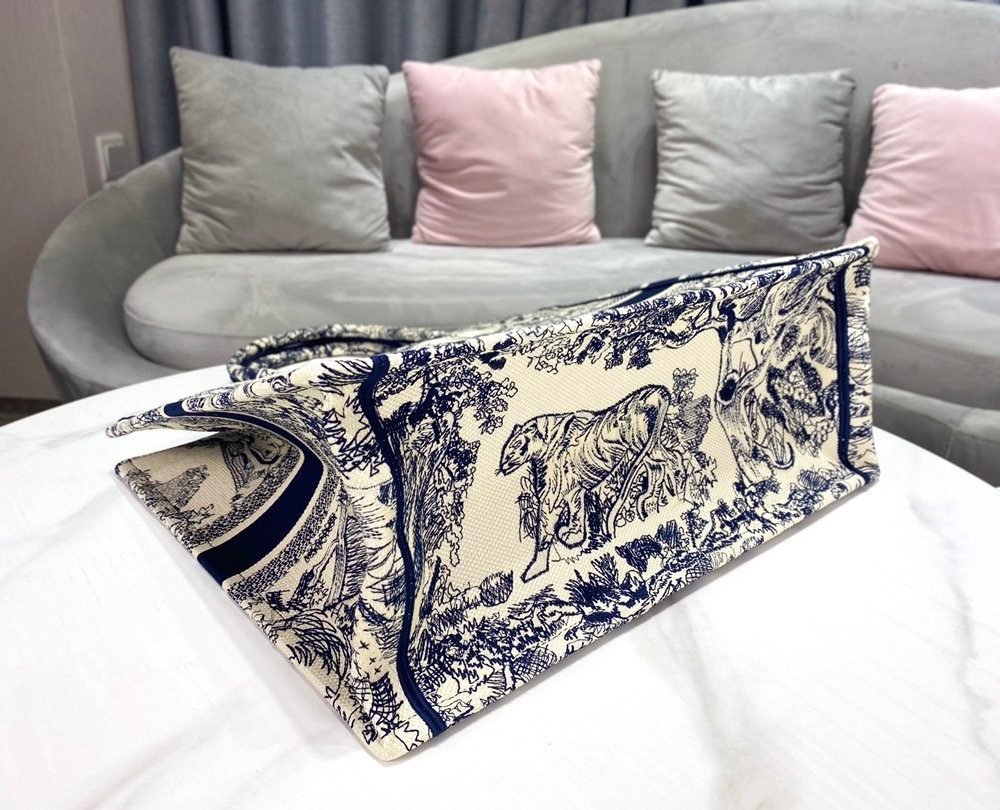 1:1 Replica Christian Dior Large Dior Book Tote Blue Multicolor, For Women, Women’s Handbags 16.5in/42cm CD