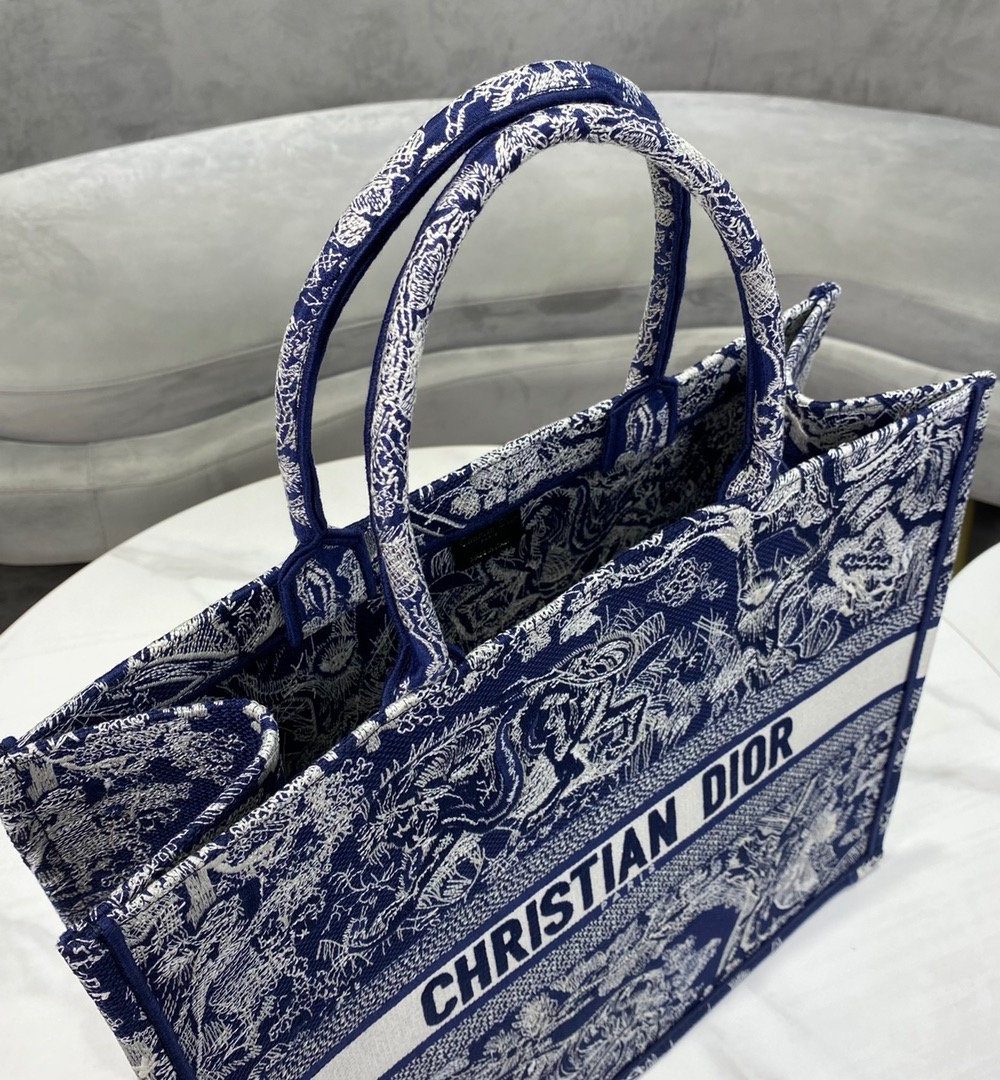 1:1 Replica Christian Dior Large Dior Book Tote Blue Multicolor, For Women, Women’s Handbags 16.5in/42cm CD M1286ZRGO_M928