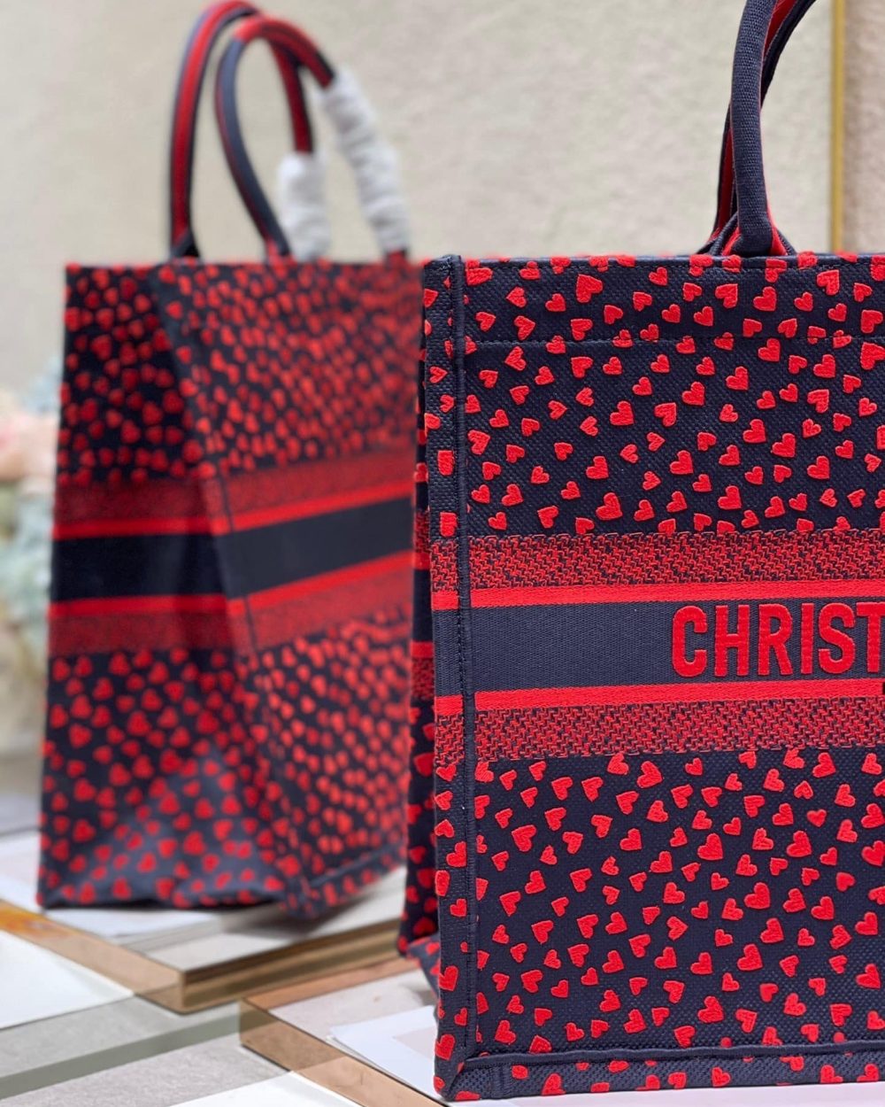 1:1 Replica Christian Dior Large Dior Book Tote Crimson Multicolor, For Women, Women’s Handbags 16.5in/42cm CD