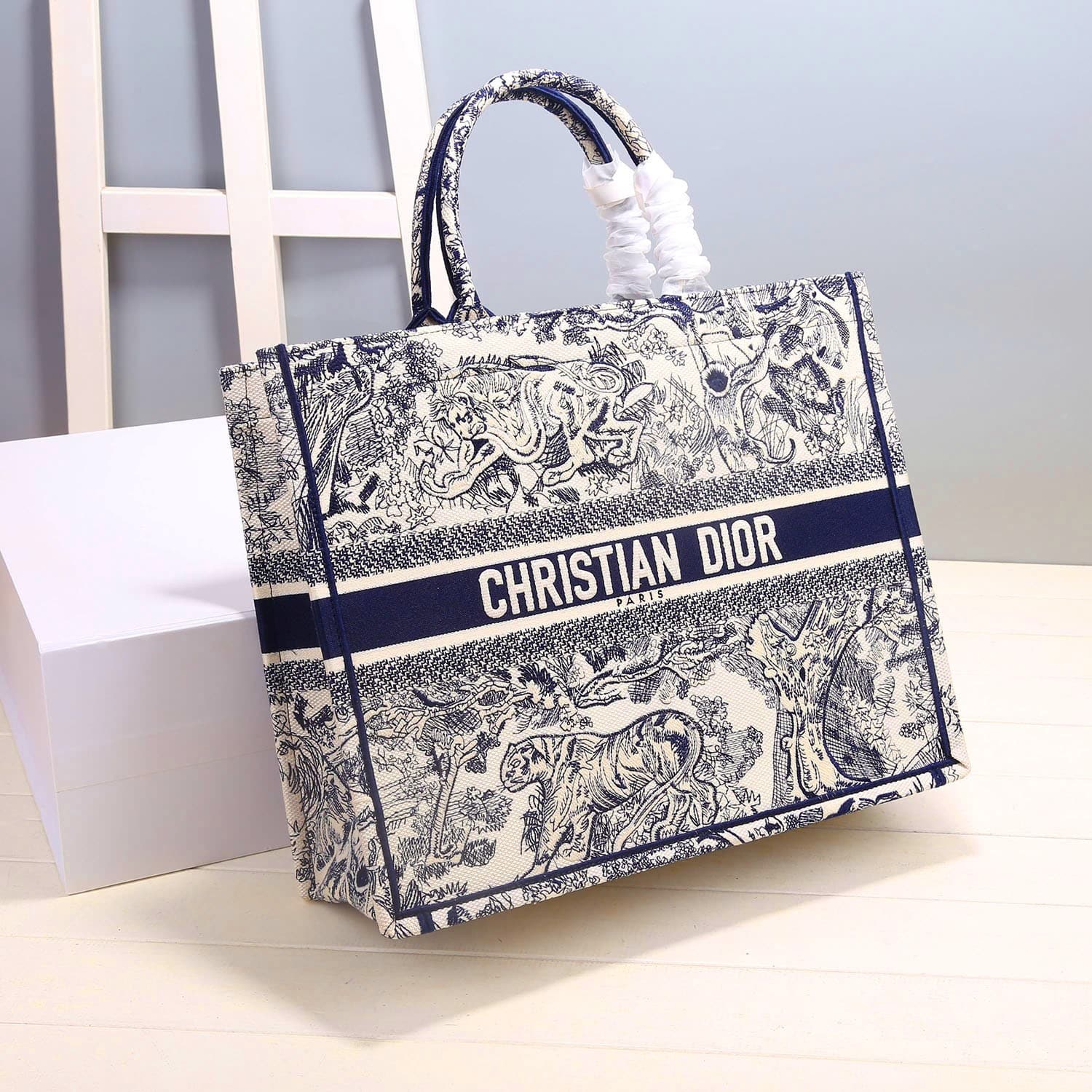 1:1 Replica Christian Dior Large Dior Book Tote For Women 16.5in/42cm CD M1286ZRIW - Image 2