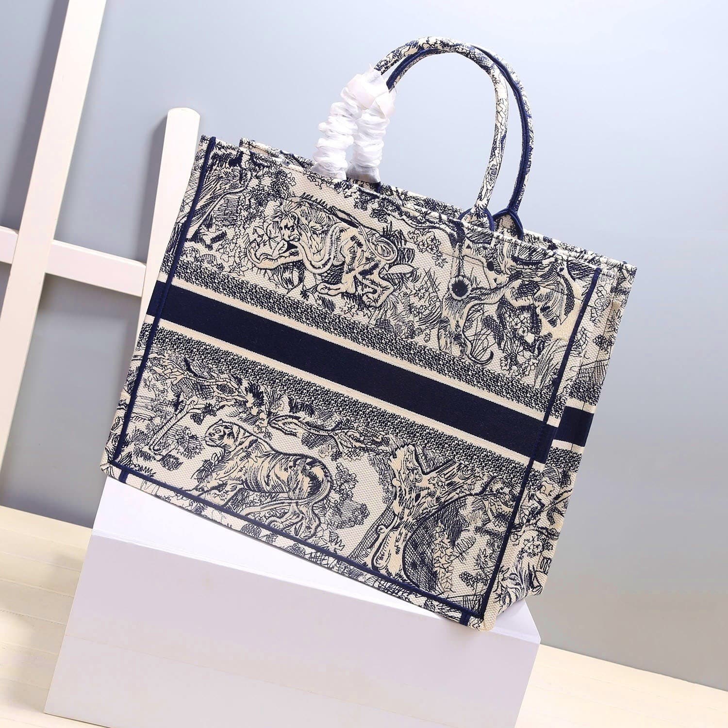 1:1 Replica Christian Dior Large Dior Book Tote For Women 16.5in/42cm CD M1286ZRIW - Image 6