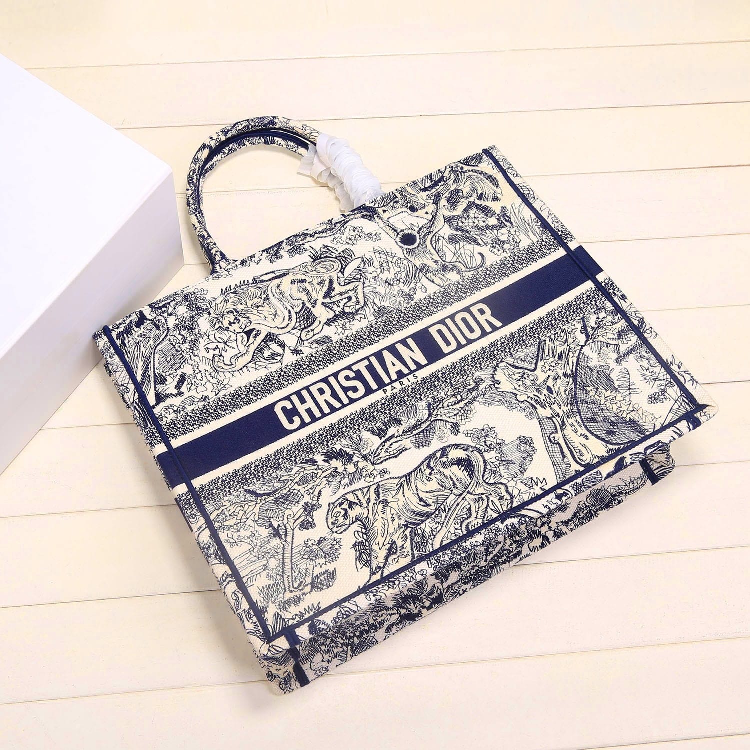 1:1 Replica Christian Dior Large Dior Book Tote For Women 16.5in/42cm CD M1286ZRIW - Image 8