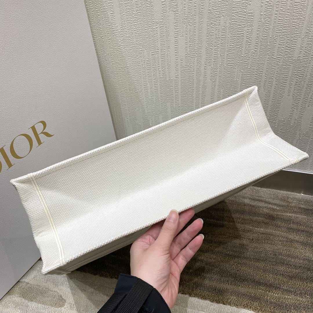 1:1 Replica Christian Dior Large Dior Book Tote Gold-Tone Dior Around The World Stella Embroidery, For Women Women’s Handbags, 42cm CD M1286ZTQL_M01E - Image 9