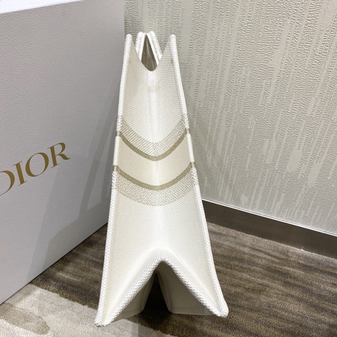 1:1 Replica Christian Dior Large Dior Book Tote Gold-Tone Dior Around The World Stella Embroidery, For Women Women’s Handbags, 42cm CD M1286ZTQL_M01E - Image 6