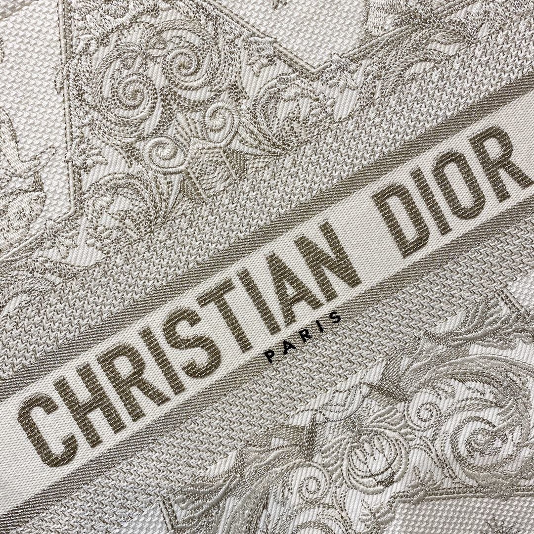 1:1 Replica Christian Dior Large Dior Book Tote Gold-Tone Dior Around The World Stella Embroidery, For Women Women’s Handbags, 42cm CD M1286ZTQL_M01E - Image 5
