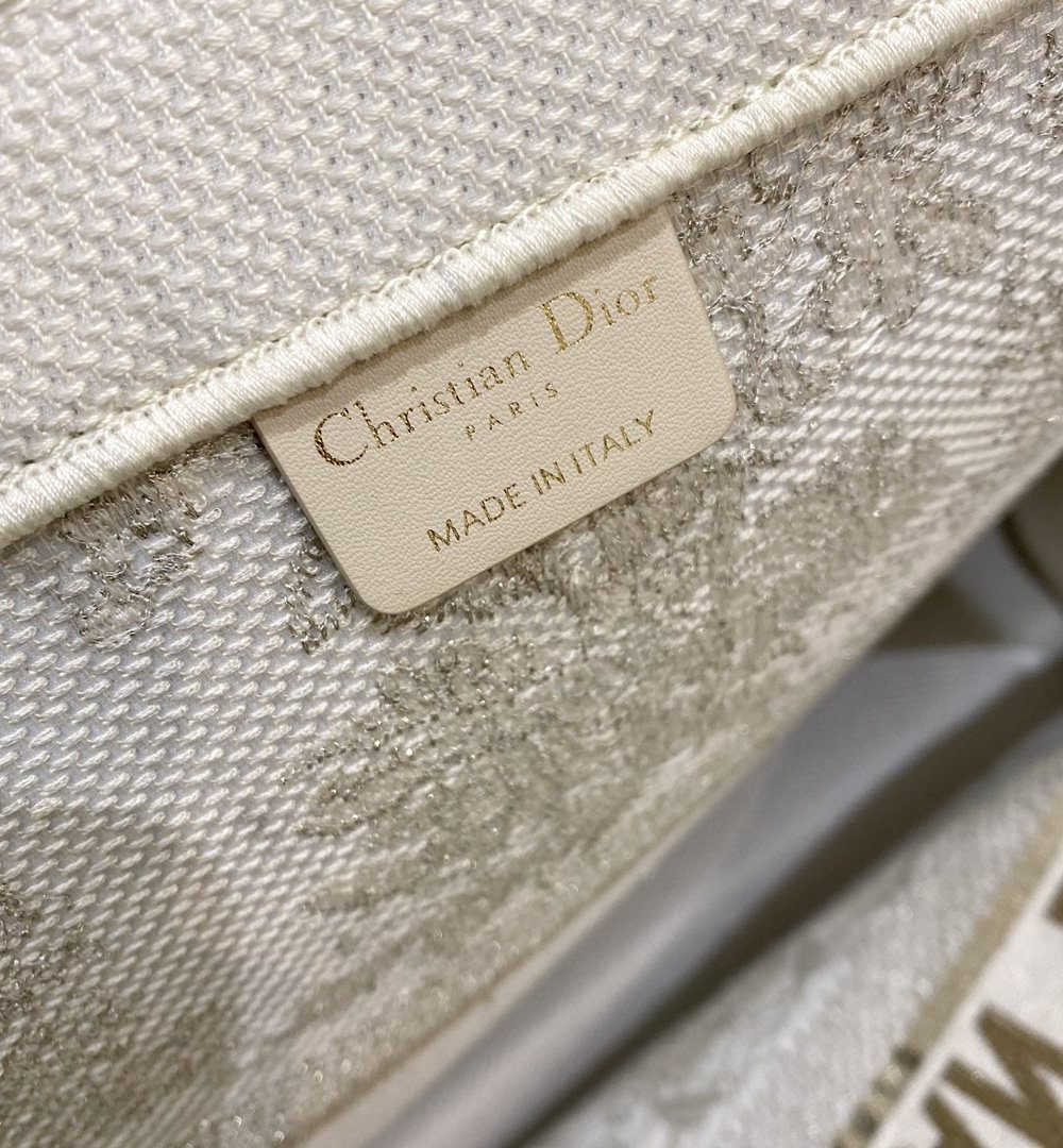 1:1 Replica Christian Dior Large Dior Book Tote Gold-Tone Dior Around The World Stella Embroidery, For Women Women’s Handbags, 42cm CD M1286ZTQL_M01E