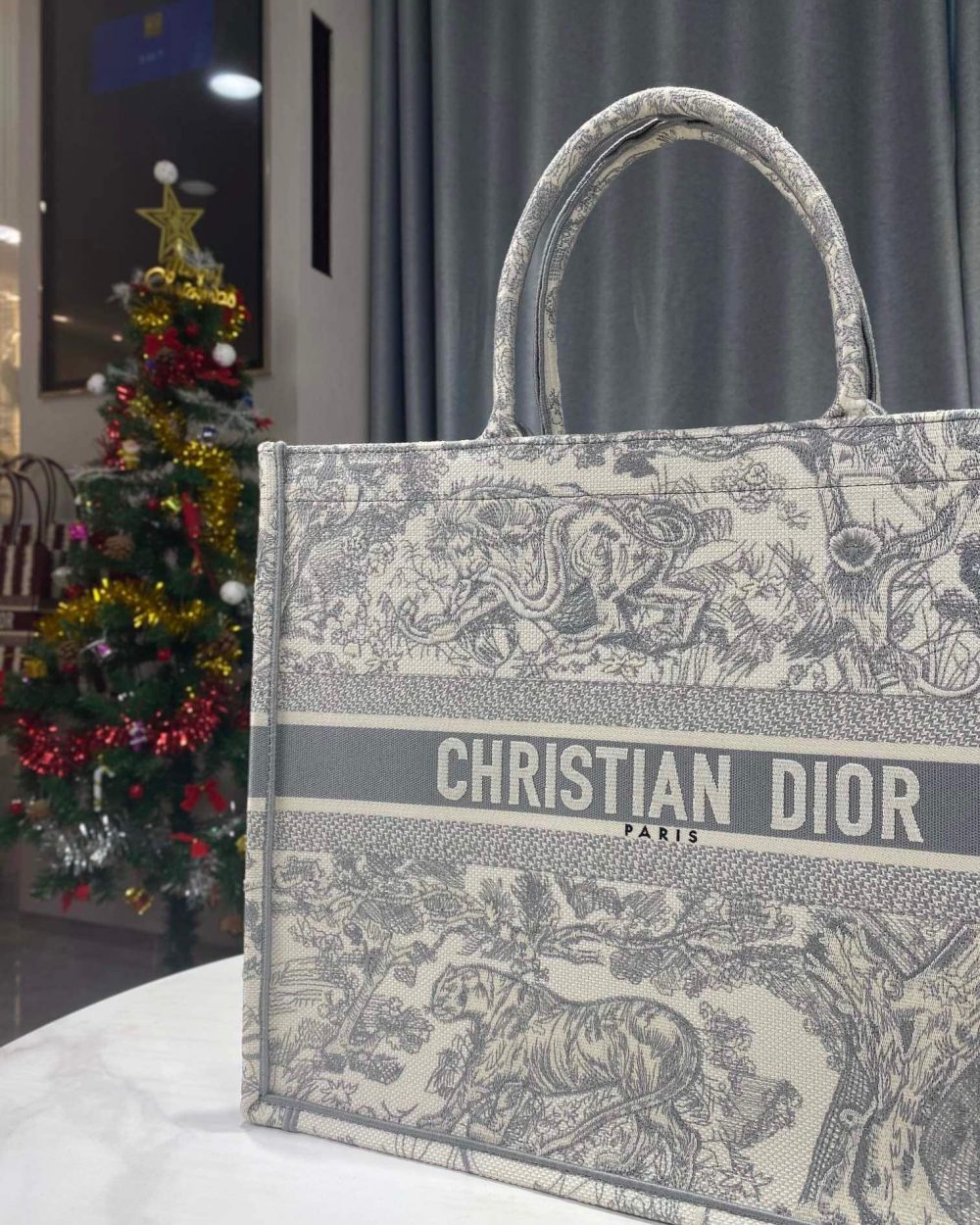 1:1 Replica Christian Dior Large Dior Book Tote Gray Multicolor, For Women, Women’s Handbags 16.5in/42cm CD