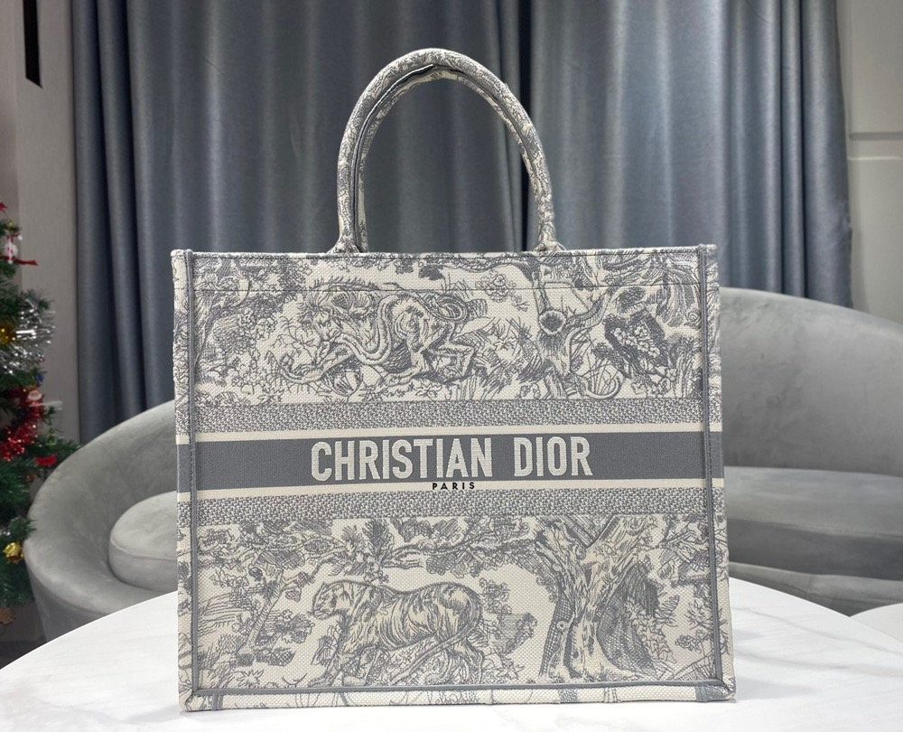 1:1 Replica Christian Dior Large Dior Book Tote Gray Multicolor, For Women, Women’s Handbags 16.5in/42cm CD
