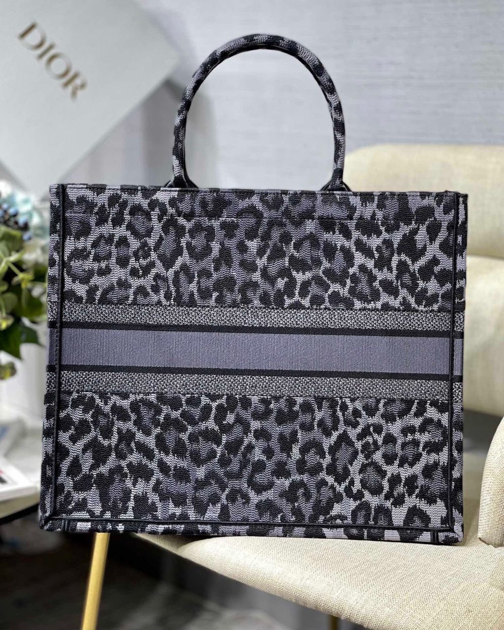 1:1 Replica Christian Dior Large Dior Book Tote Gray Multicolor , For Women, Women’s Handbags 16.5in/42cm CD M1286ZRHM_M842