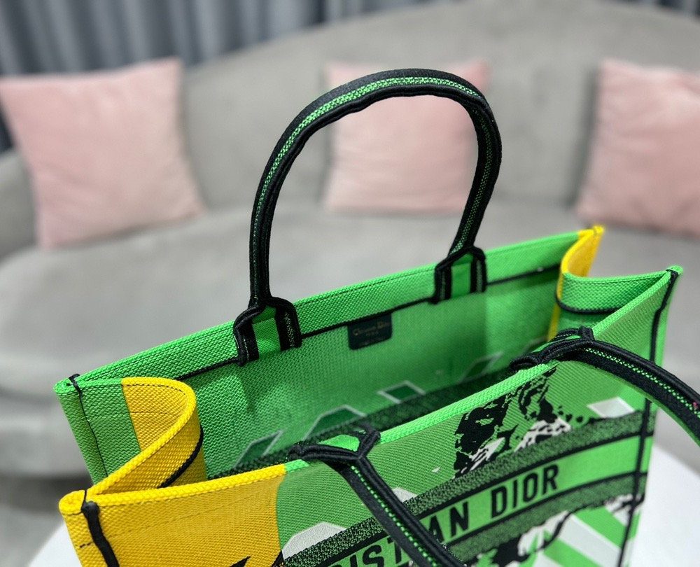 1:1 Replica Christian Dior Large Dior Book Tote Green, For Women, Women’s Handbags 16.5in/42cm CD