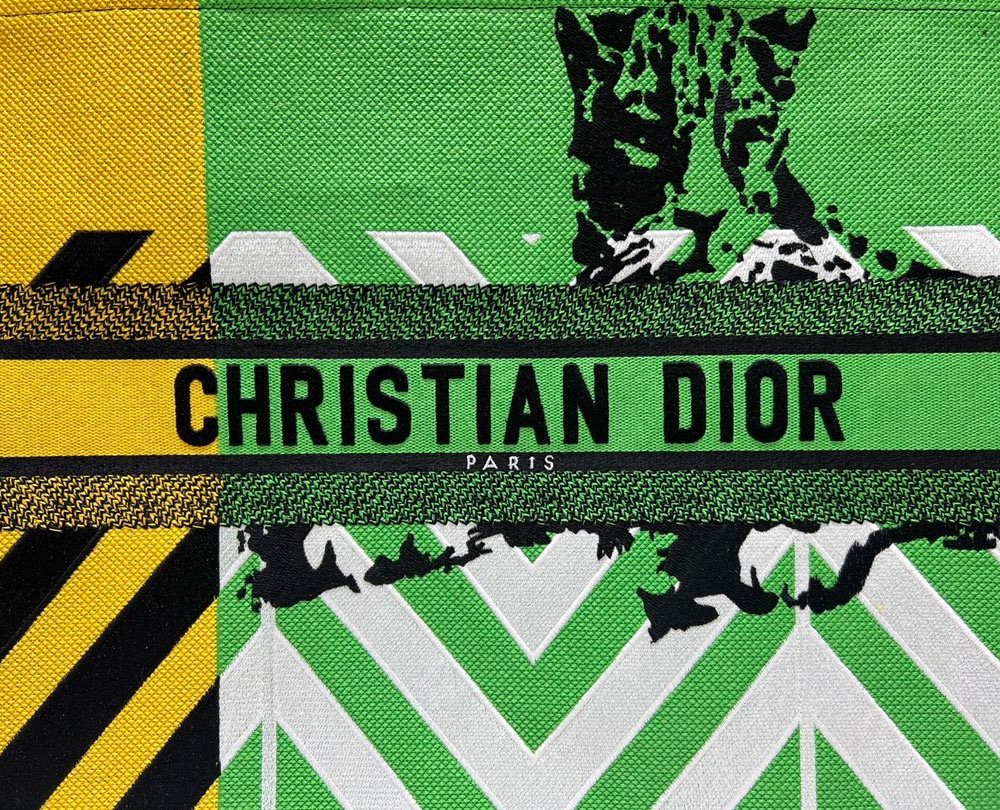 1:1 Replica Christian Dior Large Dior Book Tote Green, For Women, Women’s Handbags 16.5in/42cm CD